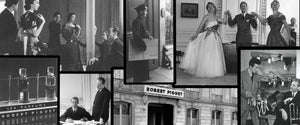 Collage of vintage Robert Piguet photos